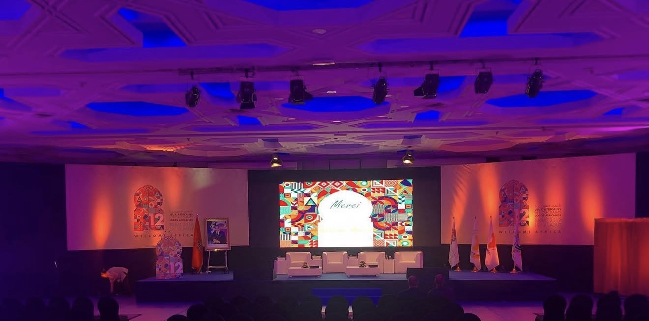 Opening ceremony stage