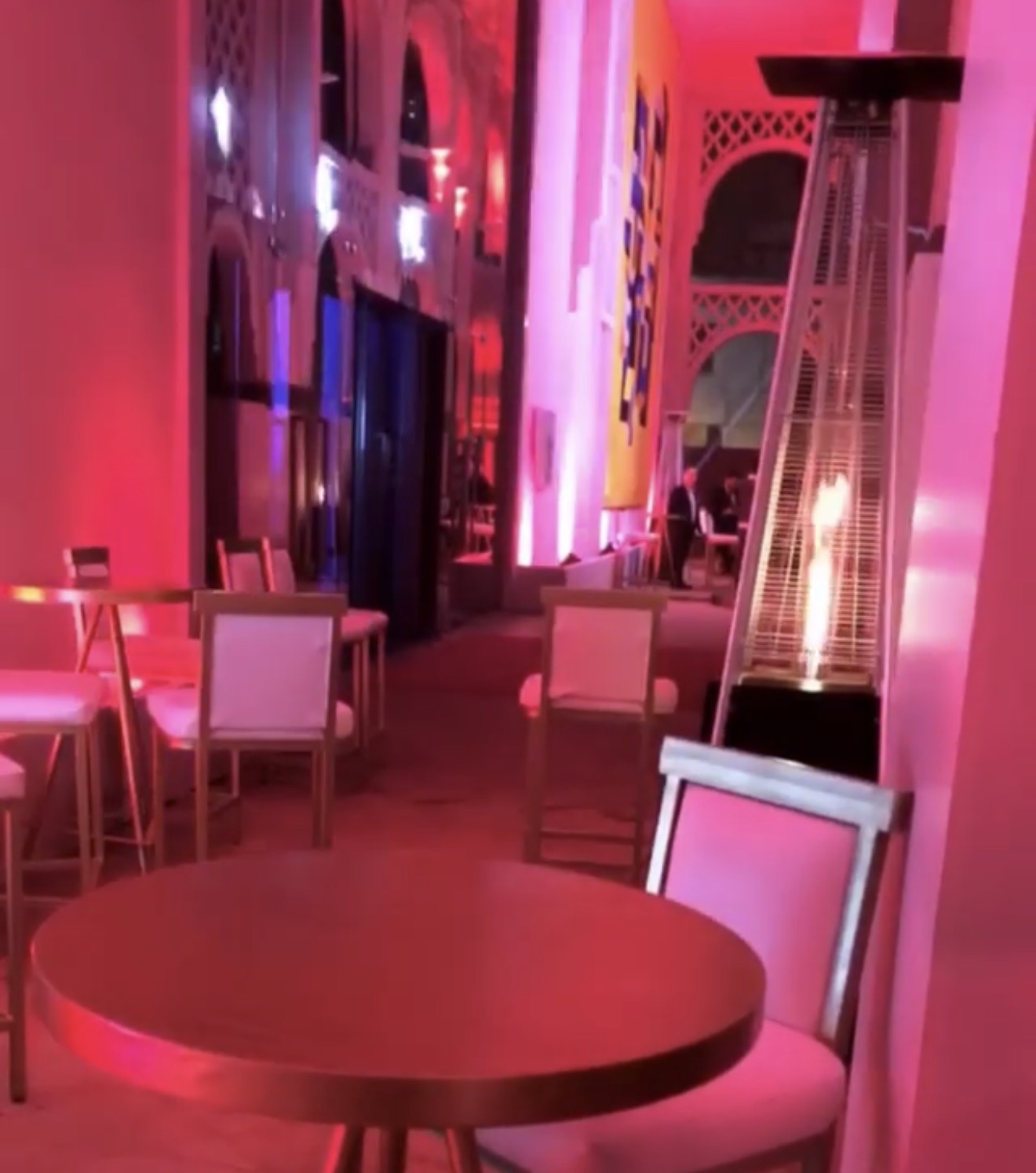 Ambient lounge corridor
