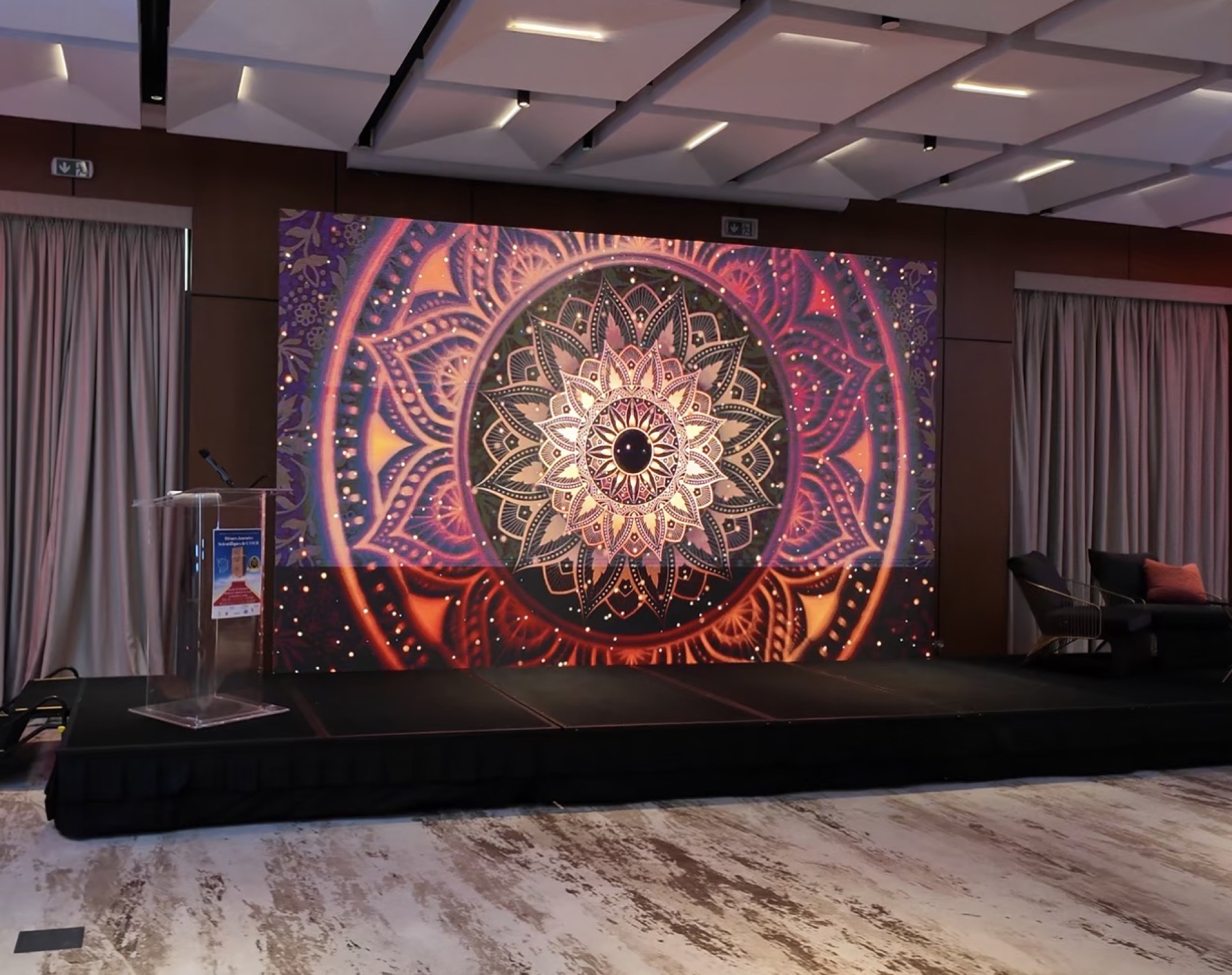 Corporate stage production